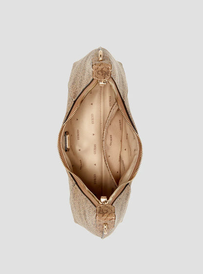 CALISTA TOP ZIP SHOULDER BAG LTL - LUX54