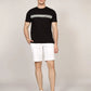 CENTRAL CHEST STRIPE TEE 236762 - LUX54