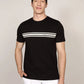 CENTRAL CHEST STRIPE TEE 236762 - LUX54