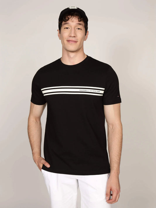 CENTRAL CHEST STRIPE TEE 236762 - LUX54
