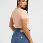 EMBELLISH LOGO - MID ORGANIC STRETCH JERSEY 180 W3GI40J1314 G6J5 - LUX54