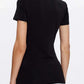 EMBELLISH LOGO - MID ORGANIC STRETCH JERSEY 180 W3GI40J1314 JBLK - LUX54