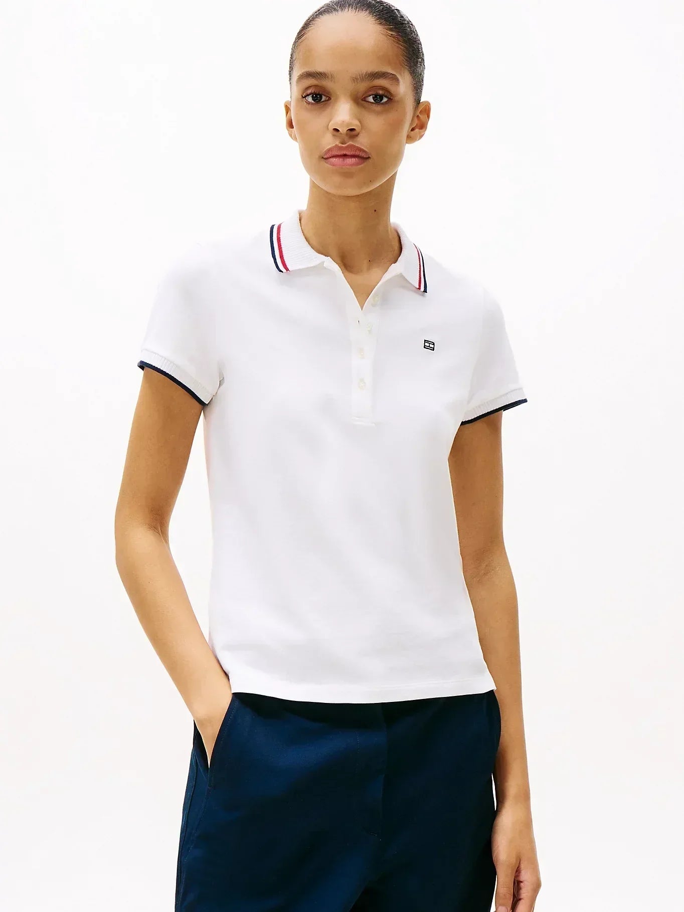 FEMININE SPORTY SLIM POLO SS 240952 - LUX54