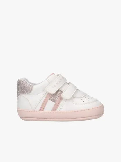 FLAG LOW CUT VELCRO SNEAKER WHI 37696 - LUX54