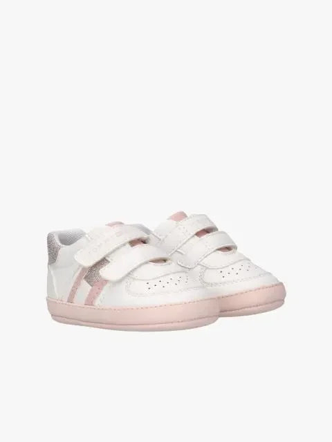 FLAG LOW CUT VELCRO SNEAKER WHI 37696 - LUX54