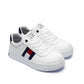 FLAG LOW CUT VELCRO SNEAKER WHI 37948 - LUX54
