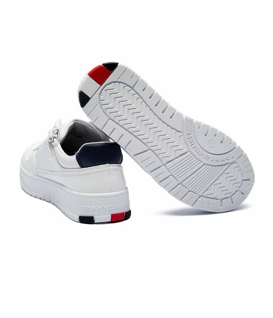 FLAG LOW CUT VELCRO SNEAKER WHI 37948 - LUX54