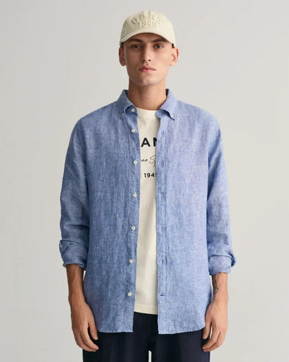 Gant - SLIM LINEN SHIRT 407 - LUX54