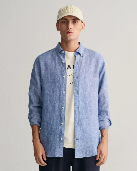 Gant - SLIM LINEN SHIRT 407 - LUX54
