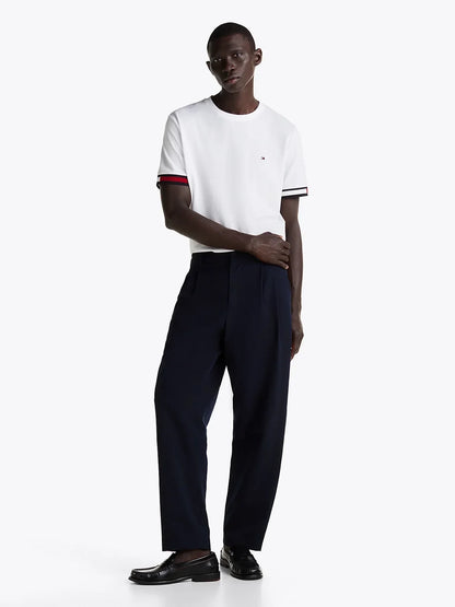 GLOBAL STRIPE FLAG CUFF TEE 236796 - LUX54