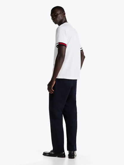 GLOBAL STRIPE FLAG CUFF TEE 236796 - LUX54