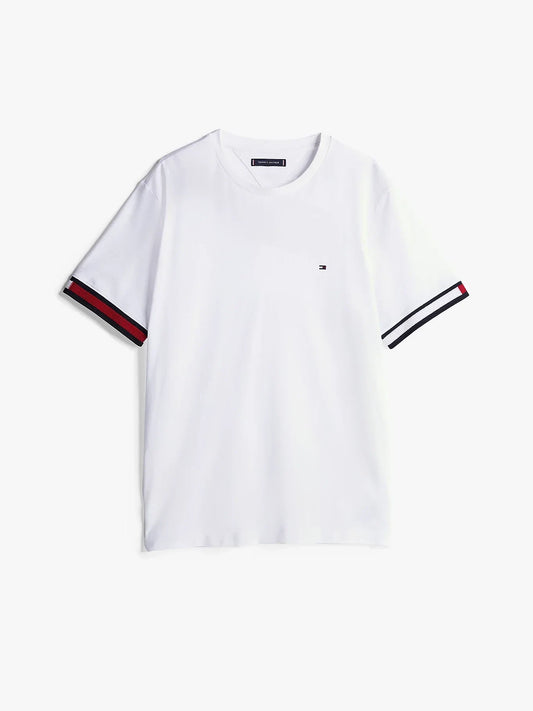 GLOBAL STRIPE FLAG CUFF TEE 236796 - LUX54