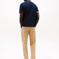 GLOBAL STRIPE FLAG CUFF TEE 237547 - LUX54