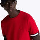 GLOBAL STRIPE FLAG CUFF TEE 237548 - LUX54