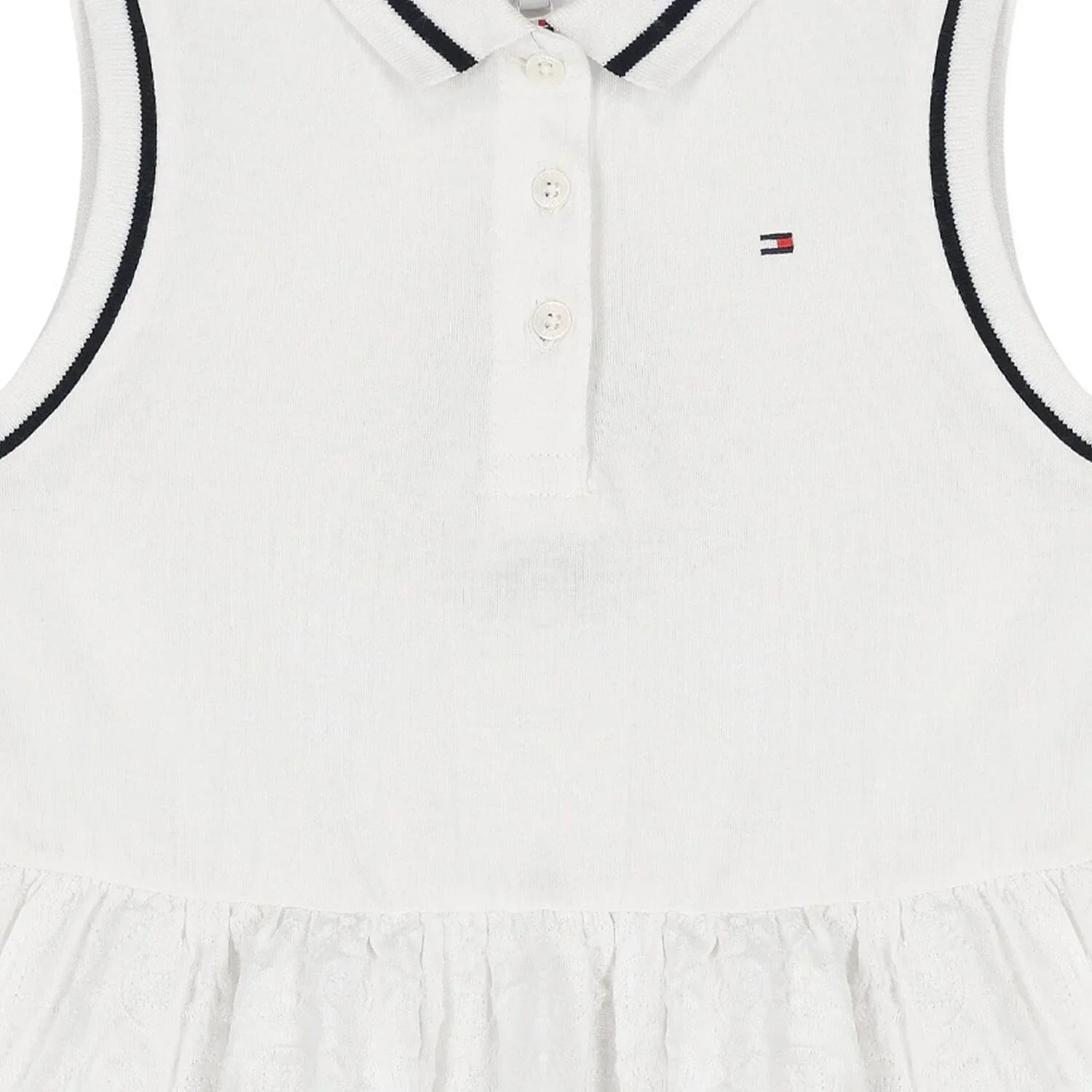 K BRODERIE ANGLAISE POLO SLVLS 39250 - LUX54