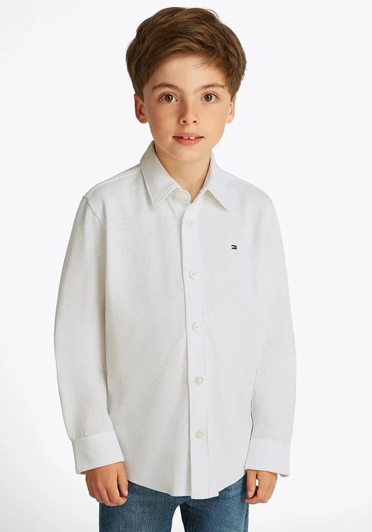K MICRO WAFFLE REG SHIRT LS 35921 - LUX54