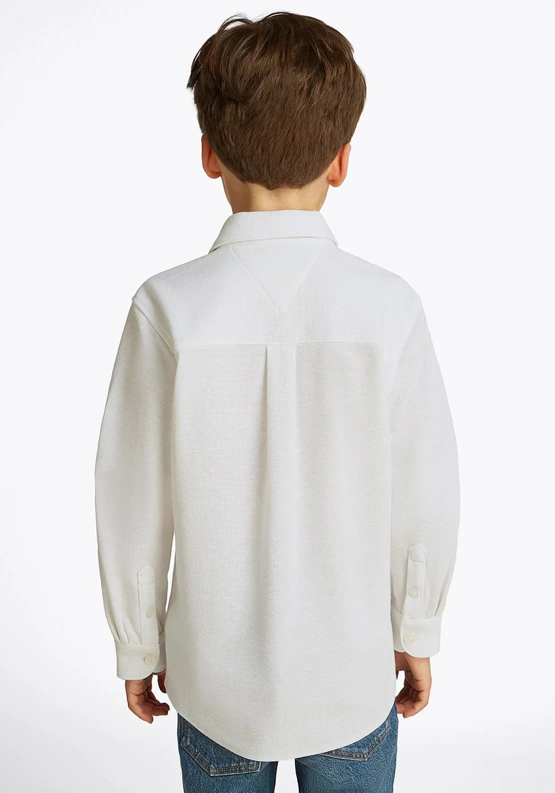 K MICRO WAFFLE REG SHIRT LS 35921 - LUX54