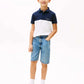 K MINI CORP COLOURBLOCK POLO SS 38311 - LUX54
