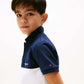 K MINI CORP COLOURBLOCK POLO SS 38311 - LUX54