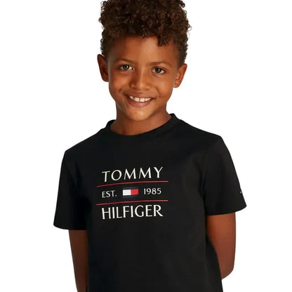 K TOMMY FLAG HILFIGER REG TEE SS 38395 - LUX54