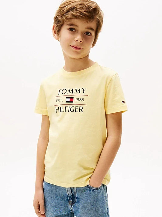 K TOMMY FLAG HILFIGER REG TEE SS 38407 - LUX54