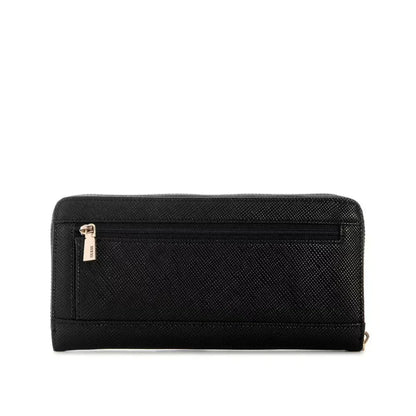 LAUREL II SLG LARGE ZIP AROUND BLA - LUX54