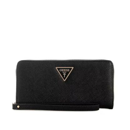 LAUREL II SLG LARGE ZIP AROUND BLA - LUX54