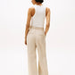 LINEN MIX RLXD STRAIGHT PANTS 241027 - LUX54