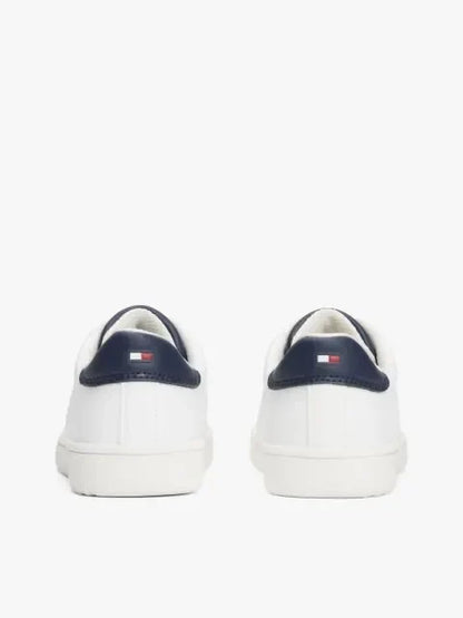 LOW CUT LACE-UP SNEAKER WHITE/B 37929 - LUX54