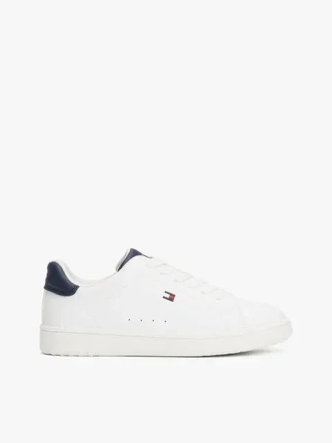 LOW CUT LACE-UP SNEAKER WHITE/B 37930 - LUX54