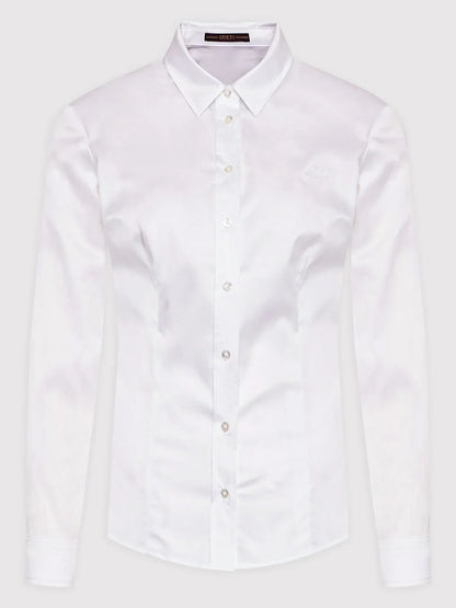LS CATE SHIRT - SILKY TOUCH STR SATIN W2YH41WAF10 G011 - LUX54