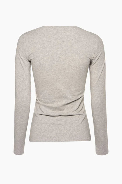 LS CN BRYANNA TEE - STRETCH JERSEY 180 SOLID W2YI49J1300 LMGY - LUX54