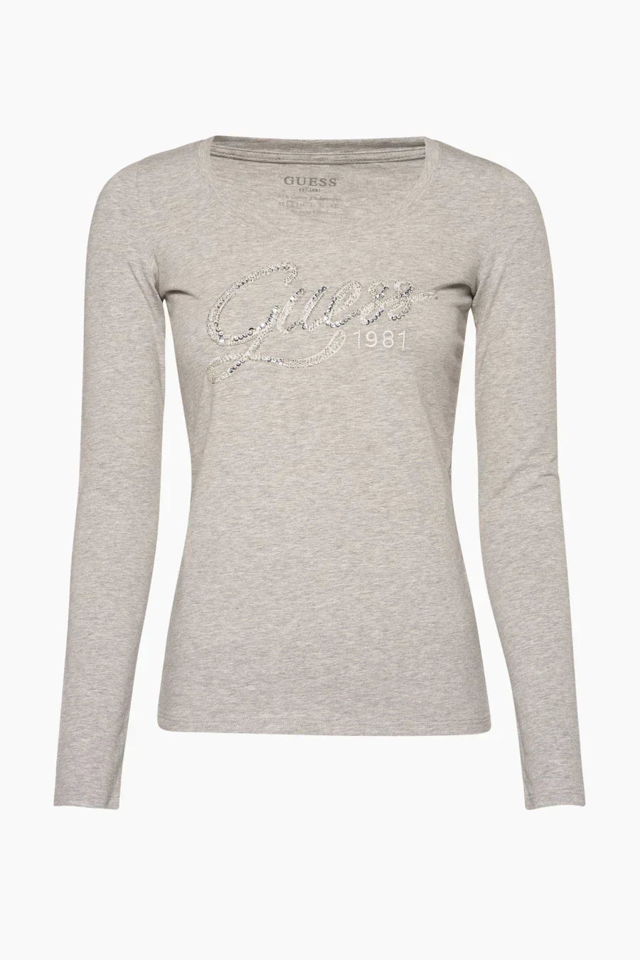 LS CN BRYANNA TEE - STRETCH JERSEY 180 SOLID W2YI49J1300 LMGY - LUX54