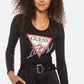 LS CN ICON TEE - ORGANIC STRETCH JERSEY 180 W2YI47J1311 JBLK - LUX54