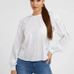 LS IBA CN EMBRO TOP - COTTON EMBRO MUSLIN W3GH65WFD00 G011 - LUX54