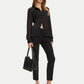 LS MARTHE LOGO SHIRT JBLK - LUX54