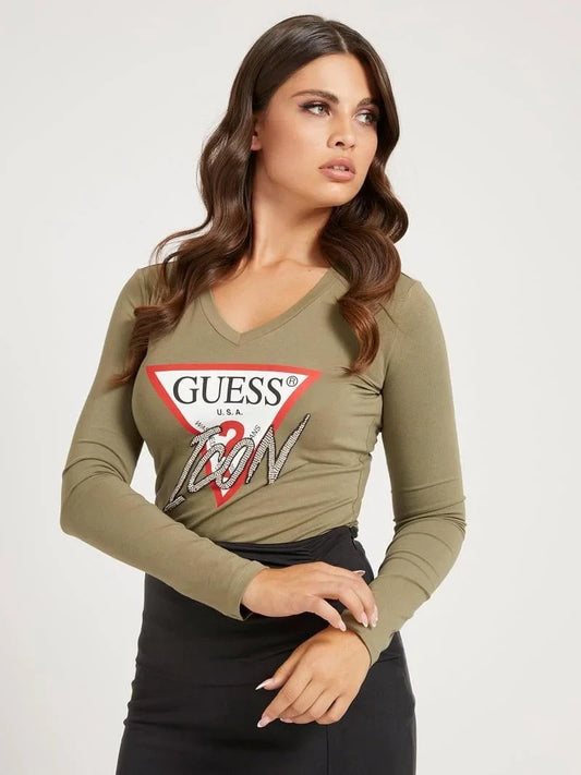 LS VN ICON TEE - ORGANIC STRETCH JERSEY 180 W1BI21J1311 G831 - LUX54