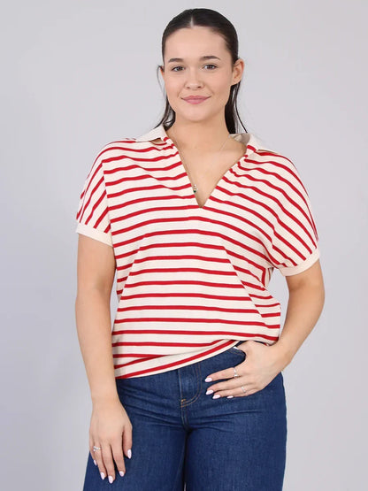LYOCELL OPEN-NK RELAXED POLO SS 240943 - LUX54