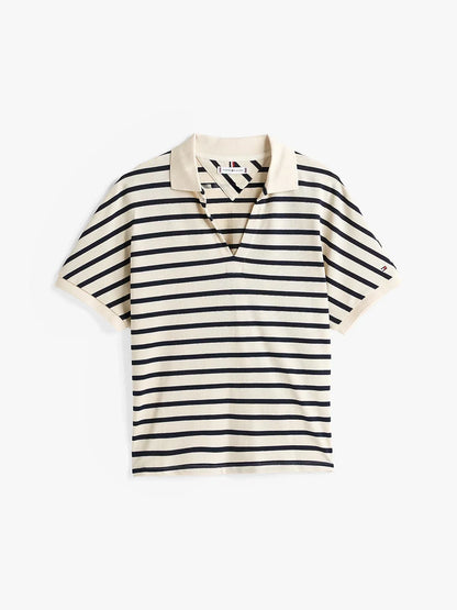 LYOCELL OPEN-NK RELAXED POLO SS 240944 - LUX54