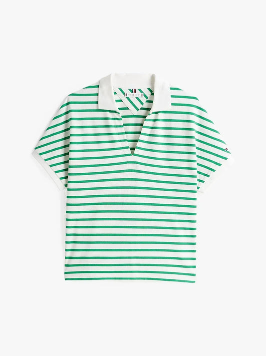 LYOCELL OPEN-NK RELAXED POLO SS 240945 - LUX54