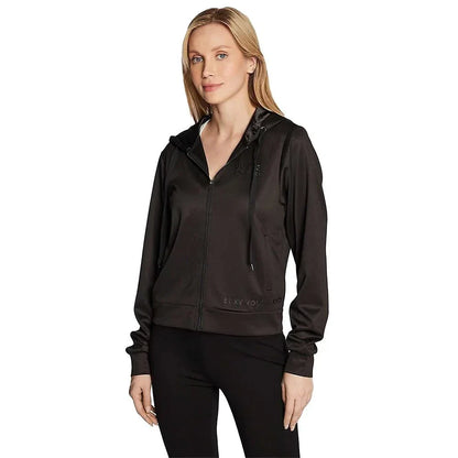 MARTHE SWEATSHIRT - ECO POLISH PONTE W2BQ15KB7K2 JBLK - LUX54
