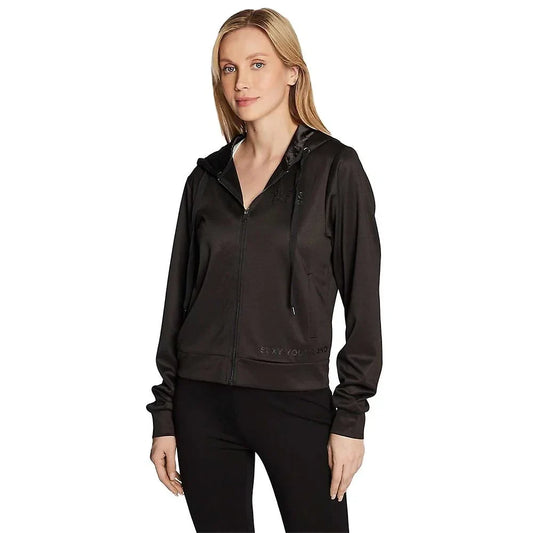 MARTHE SWEATSHIRT - ECO POLISH PONTE W2BQ15KB7K2 JBLK - LUX54
