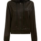 MARTHE SWEATSHIRT - ECO POLISH PONTE W2BQ15KB7K2 JBLK - LUX54