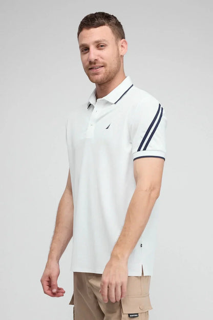 N.S-DRY FIT COLLAR TIP POLO-BR - LUX54