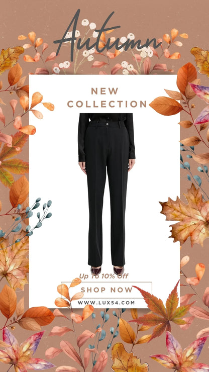 NEW CARLA PANT JBLK - LUX54