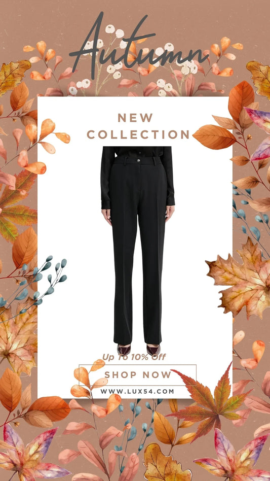 NEW CARLA PANT JBLK - LUX54