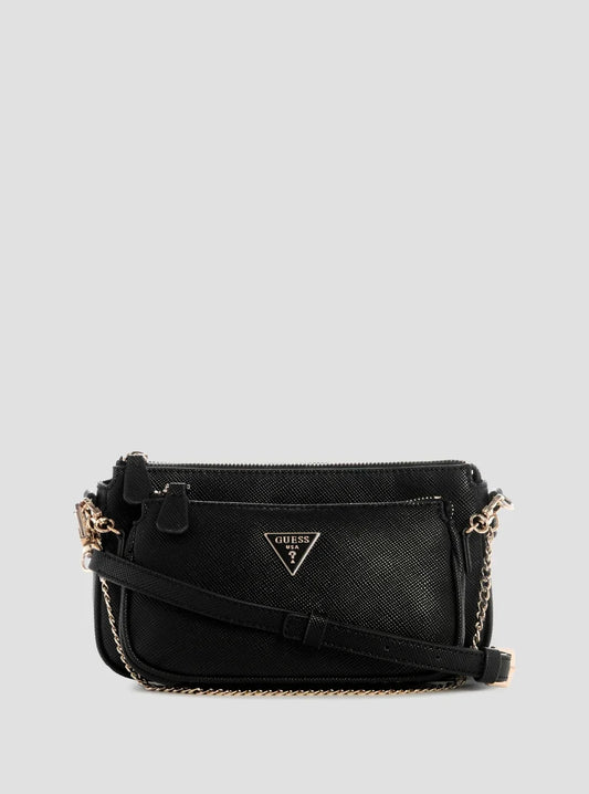 NOELLE II DBL POUCH CROSSBODY BLA - LUX54