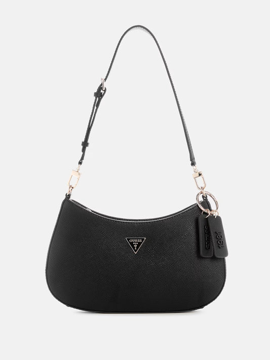 NOELLE II TOP ZIP SHOULDER BAG BLA - LUX54