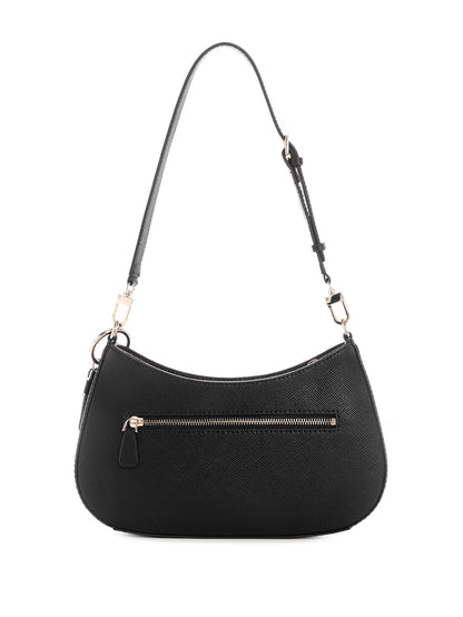 NOELLE II TOP ZIP SHOULDER BAG BLA - LUX54
