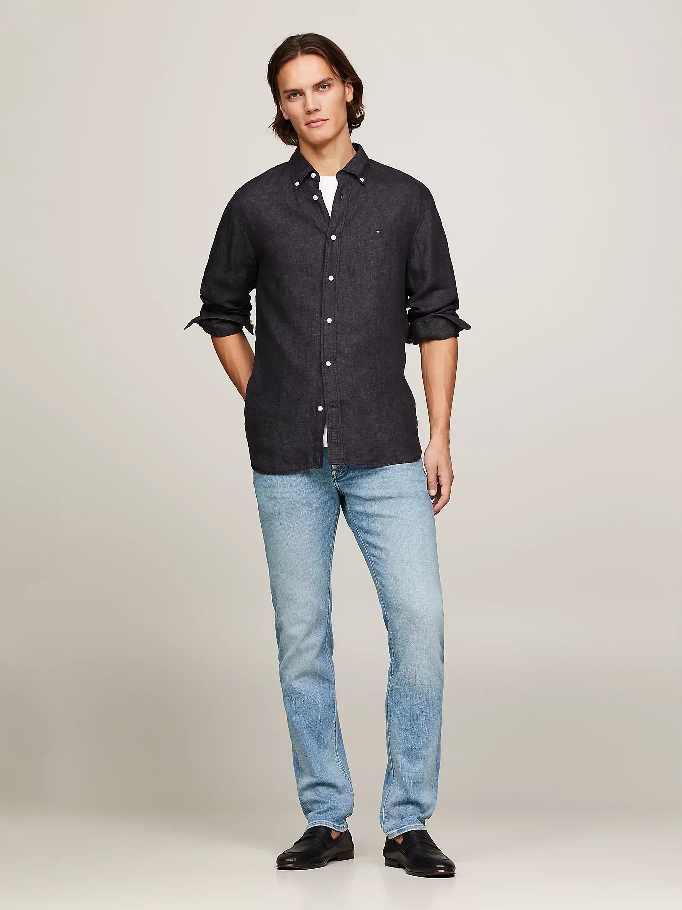 PIGMENT DYED LI SOLID RF SHIRT 229319 - LUX54